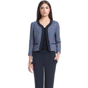 Gossip Girl Aesthetic Metallic Multicolor Chanel Tweed Lady Jacket Blazer sz 6